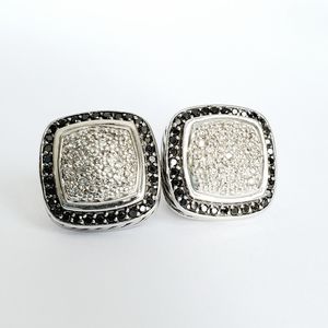 DAVID YURMAN Albion 11mm Pavé Diamond Earrings